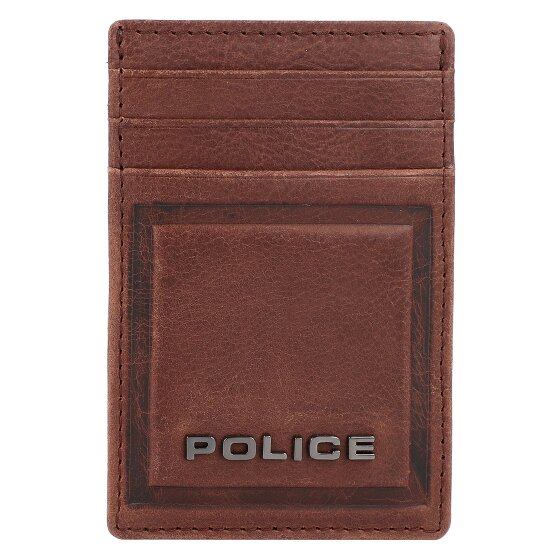 Police PT16-08536 Credit card case leather 7 cm with money clip