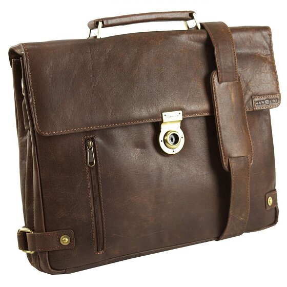 Harold's Crunchy briefcase leather 40 cm laptop compartment