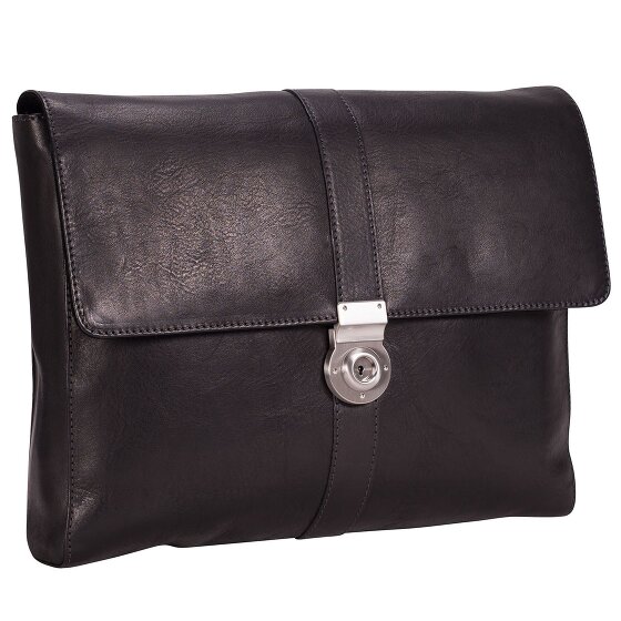 Leonhard Heyden Bergamo briefcase leather 37 cm laptop compartment