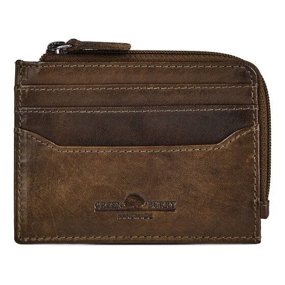 Greenburry Newport Credit card case RFID protection Genuine Leather 10.5 cm