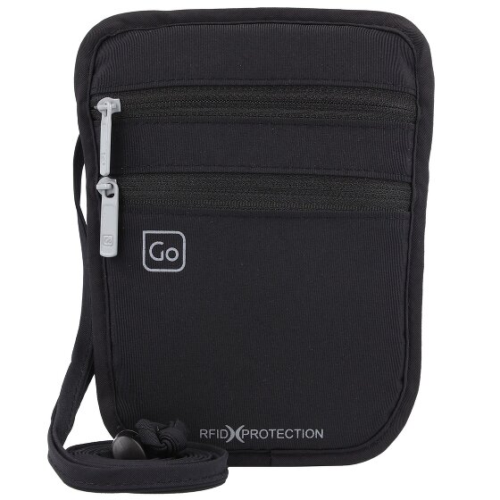 Go Travel Wallet + Money Belt Chest Pouch RFID 12.5 cm