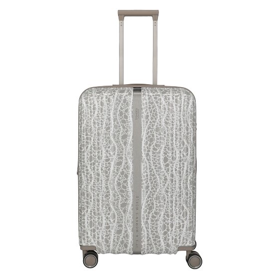 Travelite Lascana Edition 4 wheels Trolley M 65 cm with expansion pleat