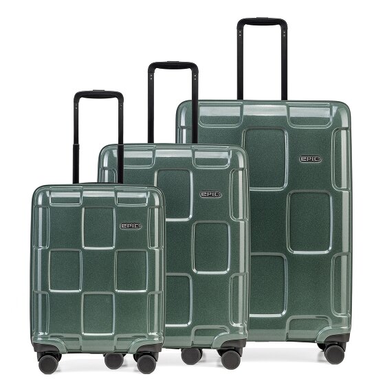 Epic Crate Reflex 4 Roll Suitcase Set 3pcs.
