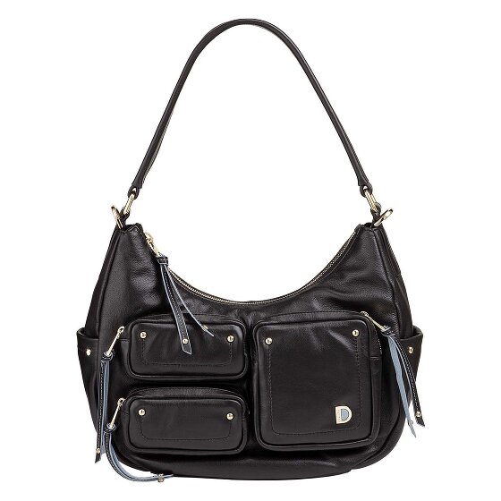 DuDu Pocket Shoulder Bag Genuine Leather 30 cm