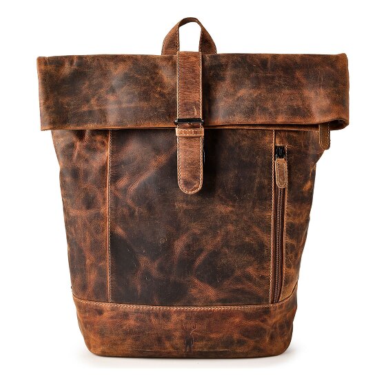 Jack Kinsky Baltimore 15 Business backpack Genuine Leather 43 cm Laptop compartment
