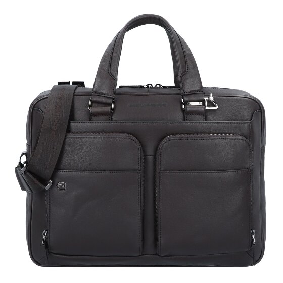 Piquadro Black Square briefcase 39 cm laptop compartment