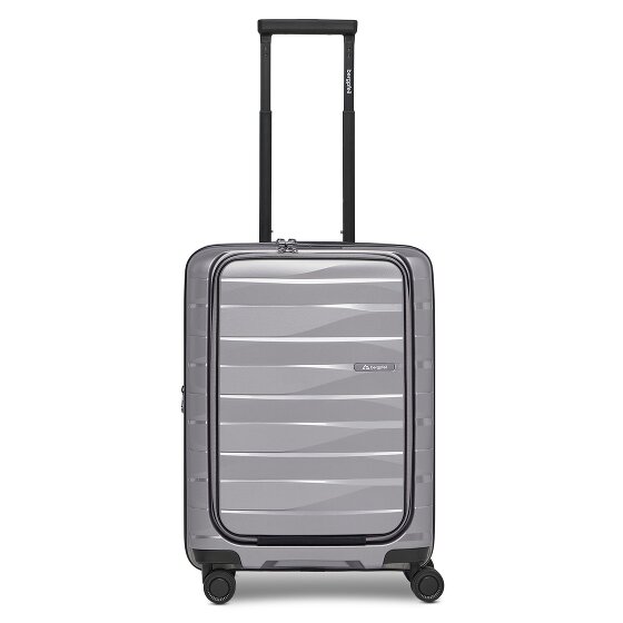 Bergpfeil Travel 4 wheels Cabin trolley 55 cm Laptop compartment with expansion pleat