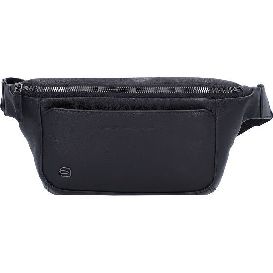 Piquadro Black Square fanny pack leather 31 cm
