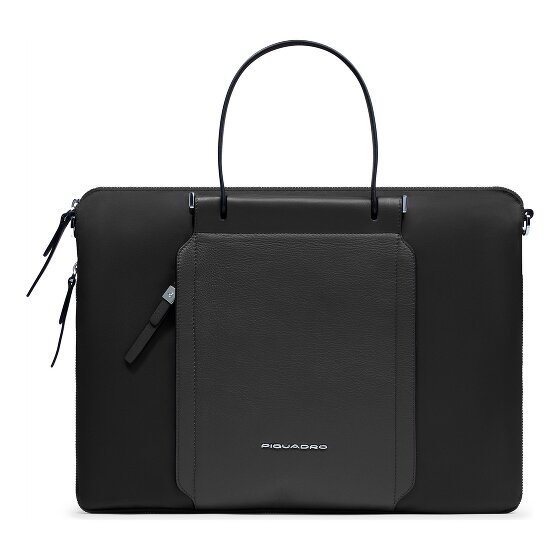 Piquadro Lyra Briefcase Genuine Leather 42 cm Laptop compartment Expandable