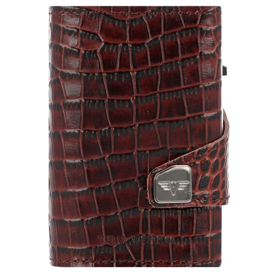 Tru Virtu Click & Slide credit card case wallet RFID leather 6.5 cm