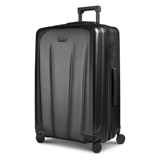 Police New York 4 wheels Trolley L 72 cm Expandable