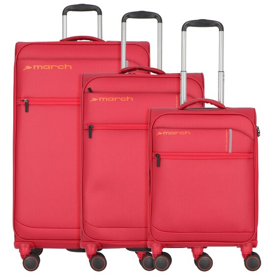 March15 Trading Silhouette 4 wheels Suitcase set 3-piece with expansion pleat