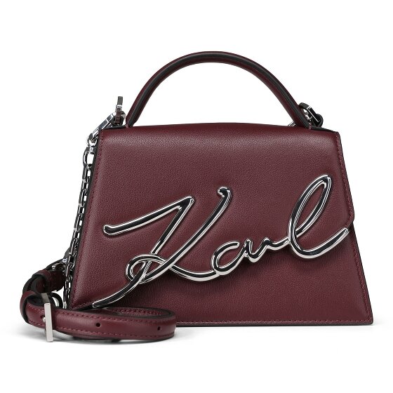 Karl Lagerfeld Signature 2.0 Handbag Leather 21.5 cm