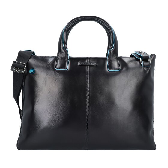 Piquadro Blue Square Briefcase Genuine Leather 42 cm Laptop compartment