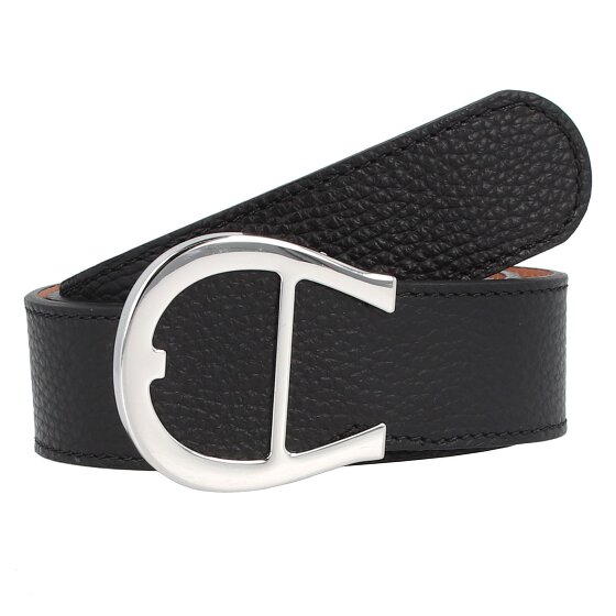 Aigner Logo belt leather