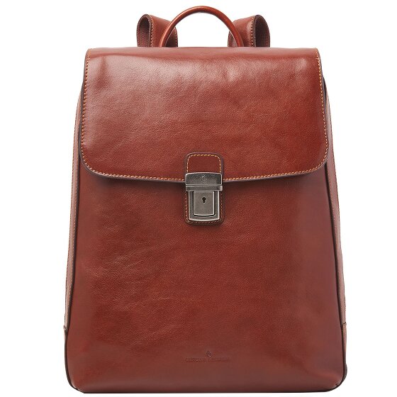 Castelijn & Beerens Guus backpack leather 40 cm laptop compartment