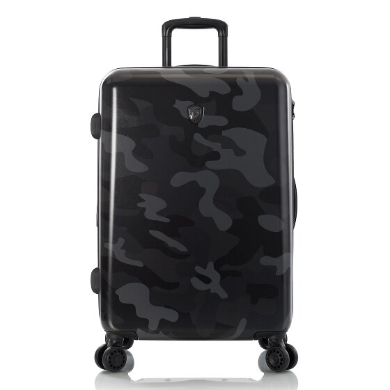 Heys Black Camo 4 wheels Trolley M 66 cm with expansion pleat