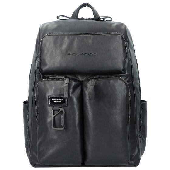 Piquadro Harper backpack RFID leather 46 cm laptop compartment