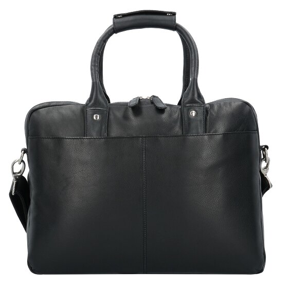 Dermata Briefcase leather 39 cm laptop compartment