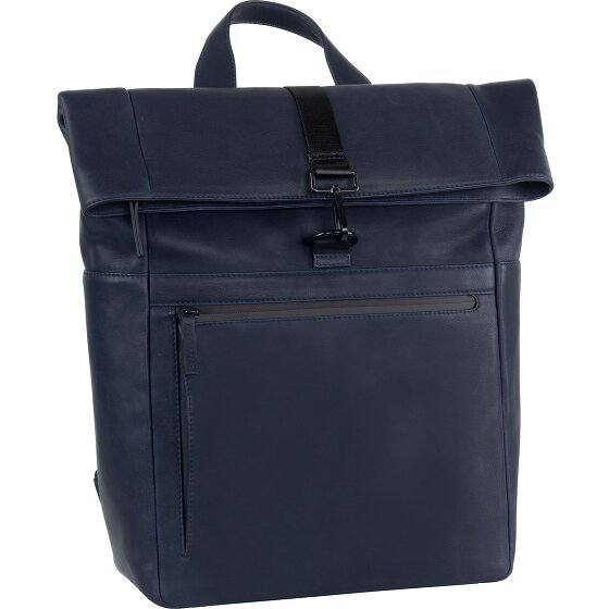 Leonhard Heyden Hague backpack leather 40 cm laptop compartment