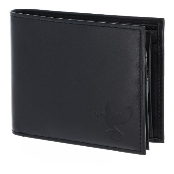 oxmox Leather Wallet RFID protection Genuine Leather 12 cm