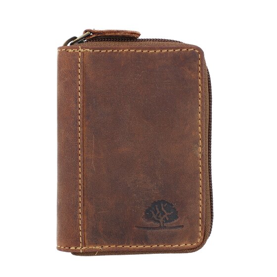 Greenburry Vintage credit card case RFID leather 7.5 cm