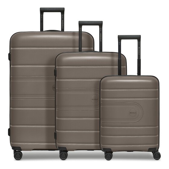 Redolz Essentials 11 4 wheels Suitcase set 3-piece with expansion pleat