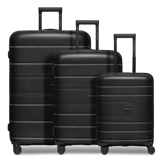 Redolz Essentials 11 4 wheels Suitcase set 3-piece with expansion pleat