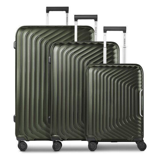 Redolz Essentials 01 4 wheels Suitcase set 3-piece Expandable