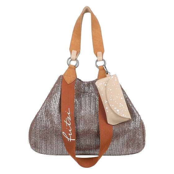 Fritzi aus Preußen Limited Painted Straw Shoulder Bag 43 cm