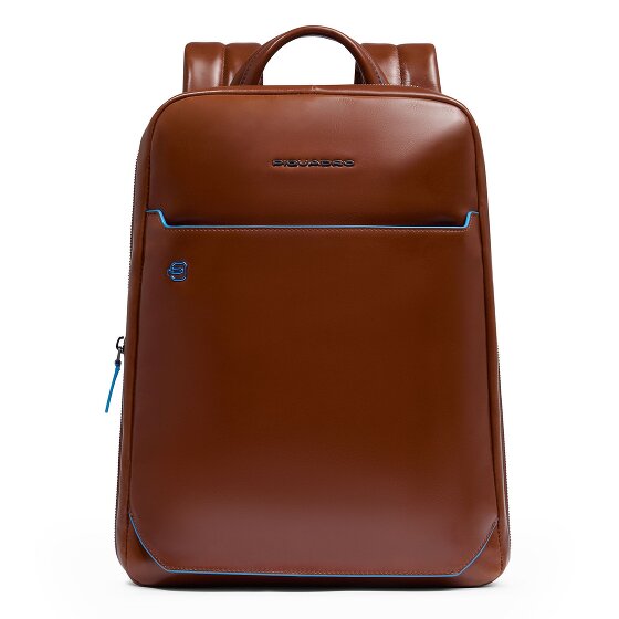 Piquadro Blue Square Daypack RFID protection Leather 37 cm Laptop compartment