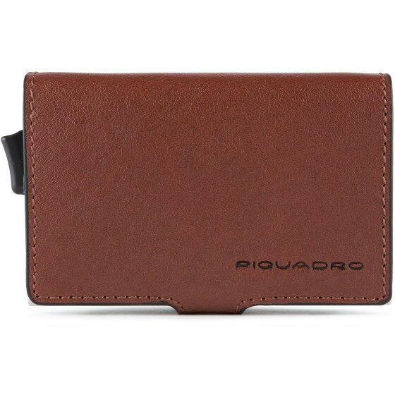 Piquadro Blue Square credit card case RFID leather 7 cm