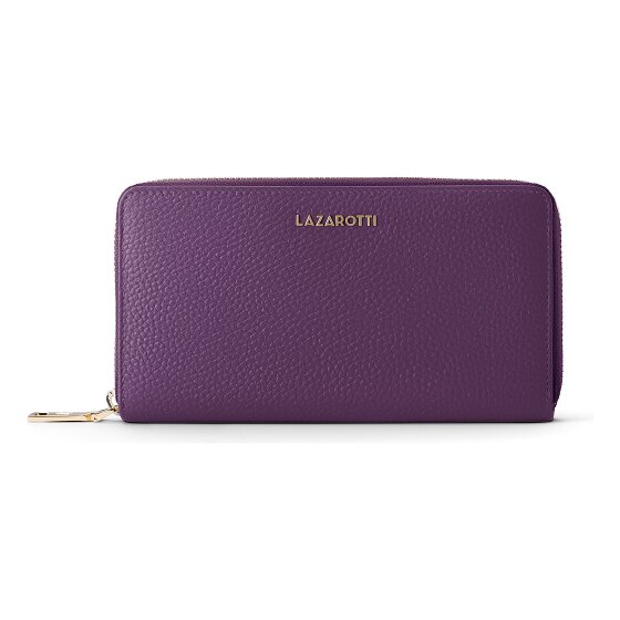 Lazarotti Bologna Leather XL Zip-Around Wallet Leather 19 cm