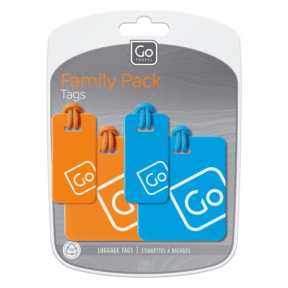 Go Travel Address tag set 4 pcs.