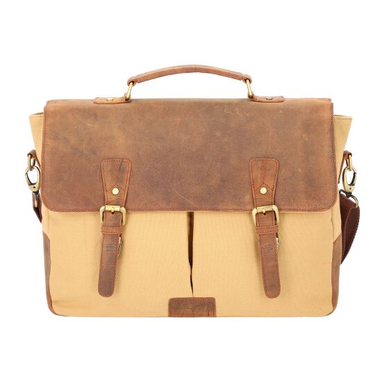 Dermata Briefcase 43 cm laptop compartment