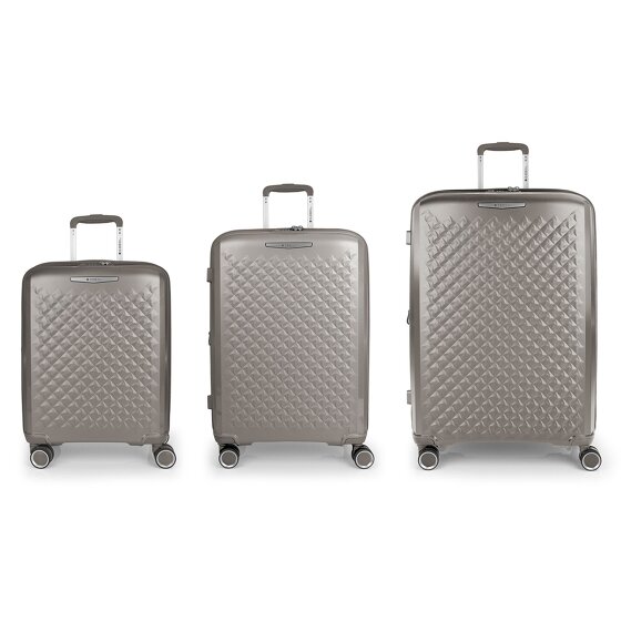 Gabol Queens 4 wheels Suitcase set 3-piece with expansion pleat