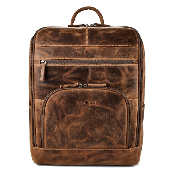 Greenburry Vintage Business backpack Leather 36.5 cm Laptop compartment