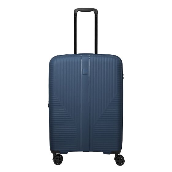 Travelite Air Stripe 4 wheels Trolley M 66 cm with expansion pleat