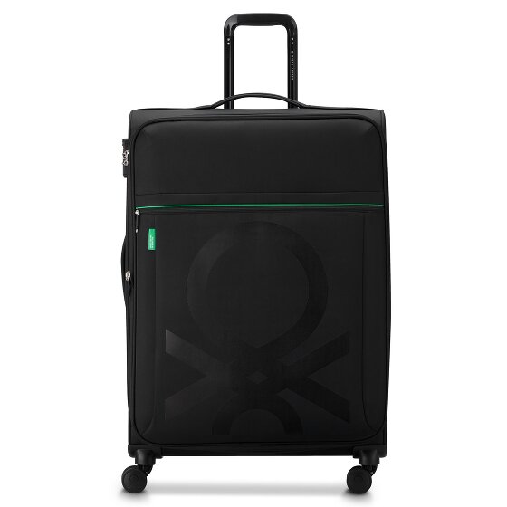 Delsey Paris x United Colors of Benetton Color Block 4-wheeled trolley 77cm with expansion fold