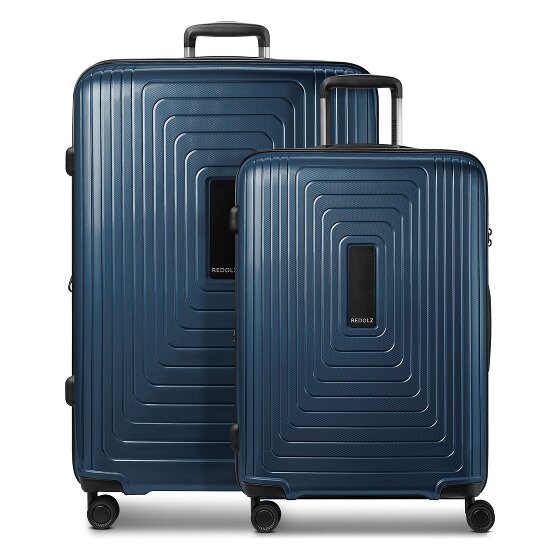 Redolz Essentials 14 4 wheels Suitcase set 2-piece Expandable