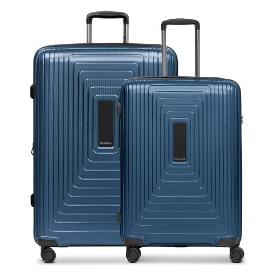 Redolz Essentials 14 4 wheels Suitcase set 2-piece with expansion pleat
