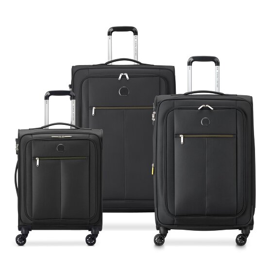 Delsey Paris Pin Up 6 4 wheels Suitcase set 3-piece with expansion pleat