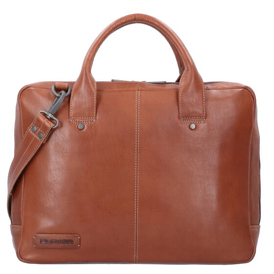 Plevier Navigator Tacan Briefcase Leather 36 cm Laptop compartment