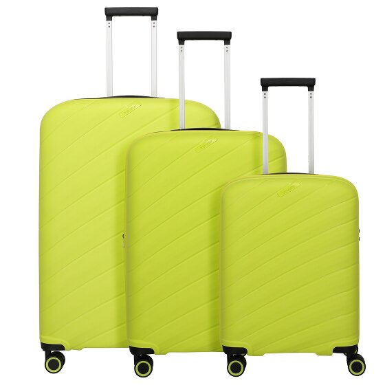 Travelite Burano 4 wheels Suitcase set 3-piece with expansion pleat