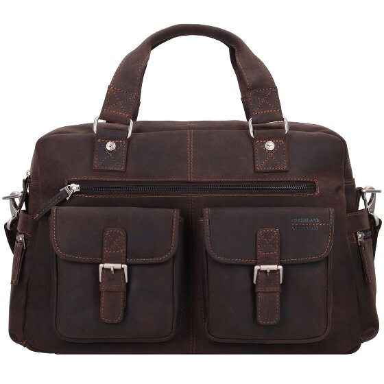Greenland Nature Westcoast Briefcase Genuine Leather 43 cm