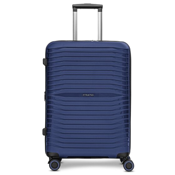 Stratic Shine 4 wheels trolley 65 cm with expansion fold