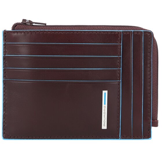 Piquadro Blue Square Credit card case RFID protection Genuine Leather 12 cm Gift box
