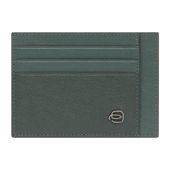 Piquadro Black Square Credit card case Leather 11 cm
