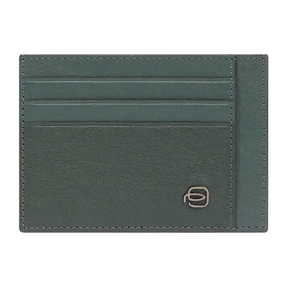 Piquadro Black Square Credit card case Leather 11 cm