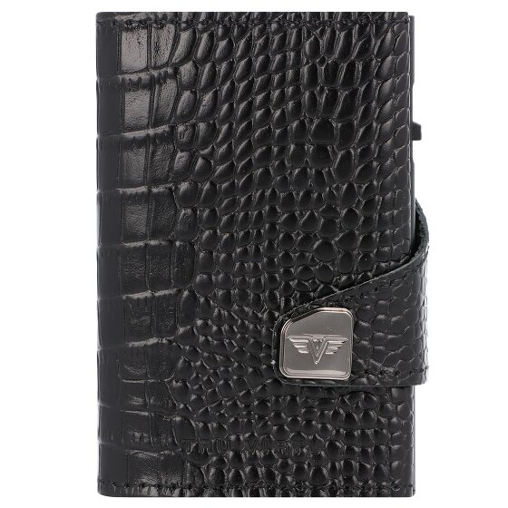 Tru Virtu Click & Slide credit card case wallet RFID leather 6.5 cm